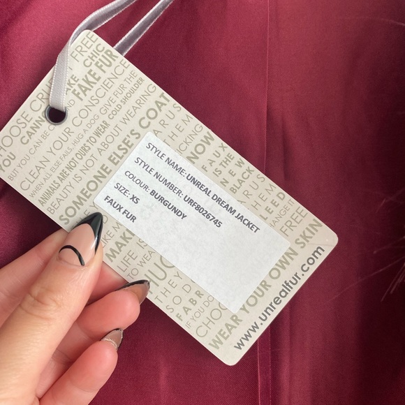 UNREAL FUR DREAM JACKET XS - Picture 2 of 2